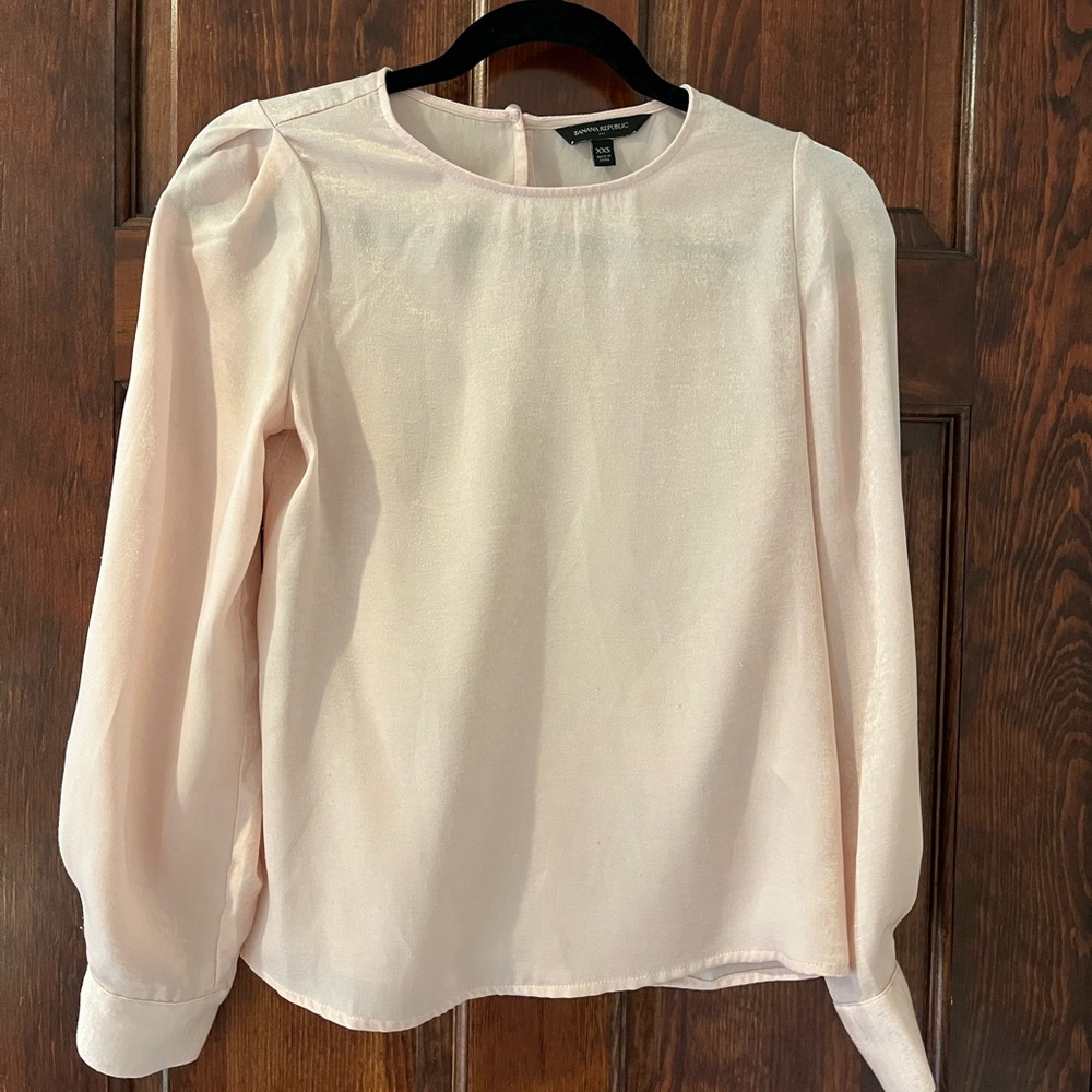 Banana Republic Light Pink Blouse